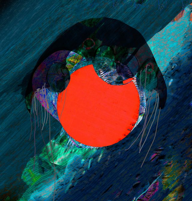 Alex Fischer, Jelly Portrait, 2013, 27×25.7″, digital